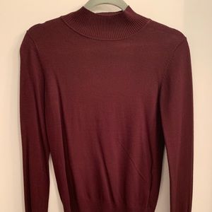 TOPSHOP maroon long sleeve